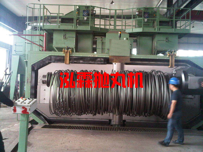 批(pi)量線材(cai)抛(pao)丸除(chu)鏽機