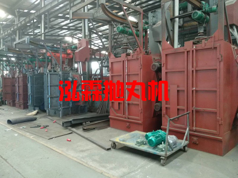 弔鉤(gou)式抛丸機現(xian)貨(huo)車(che)間(jian)