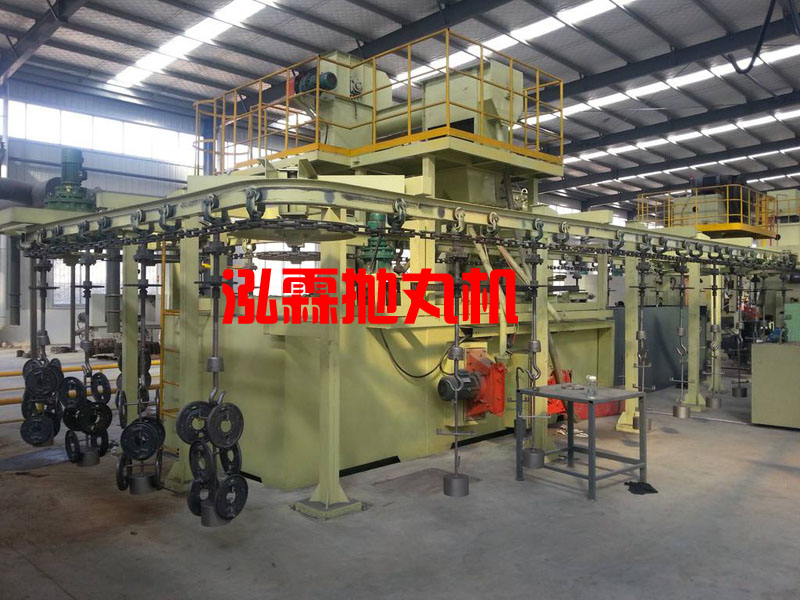 Q48懸(xuan)鏈步(bu)進式(shi)抛(pao)丸(wan)機(ji)