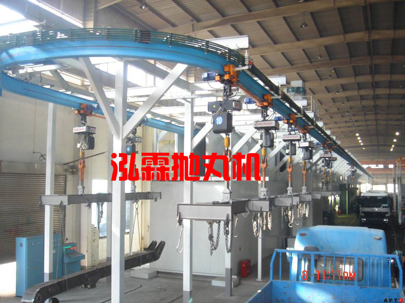 Q48懸鏈步(bu)進式抛(pao)丸(wan)機