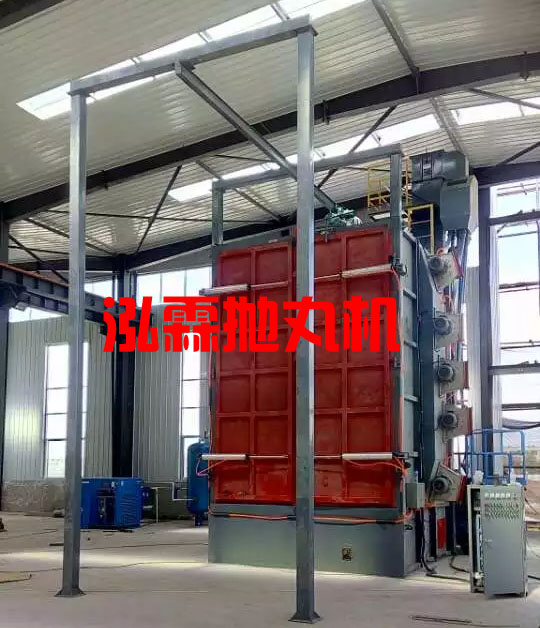 弔鉤(gou)式抛丸(wan)機(ji)除鏽強化工件